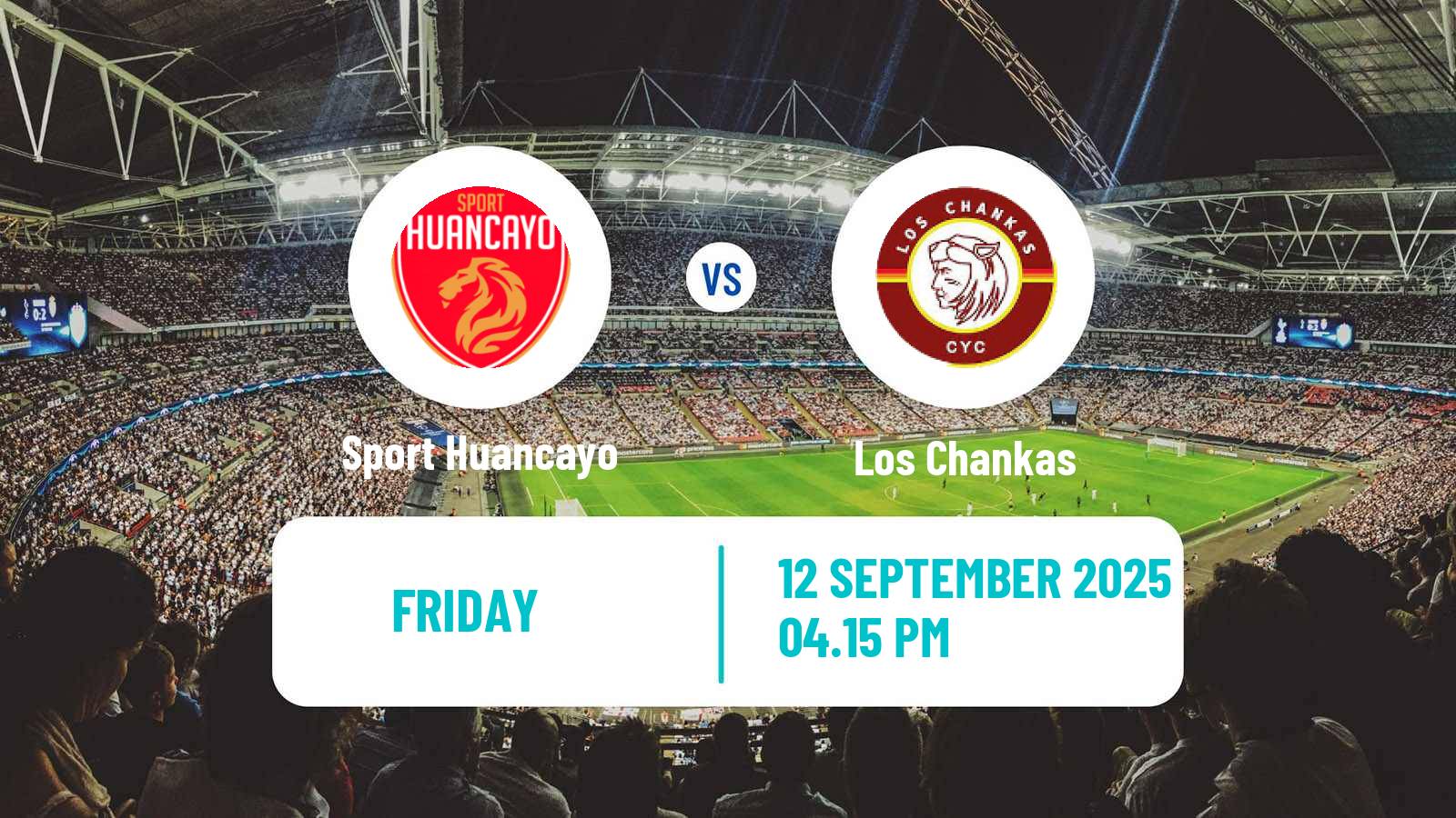 Football Peruvian Liga 1 Sport Huancayo - Los Chankas
