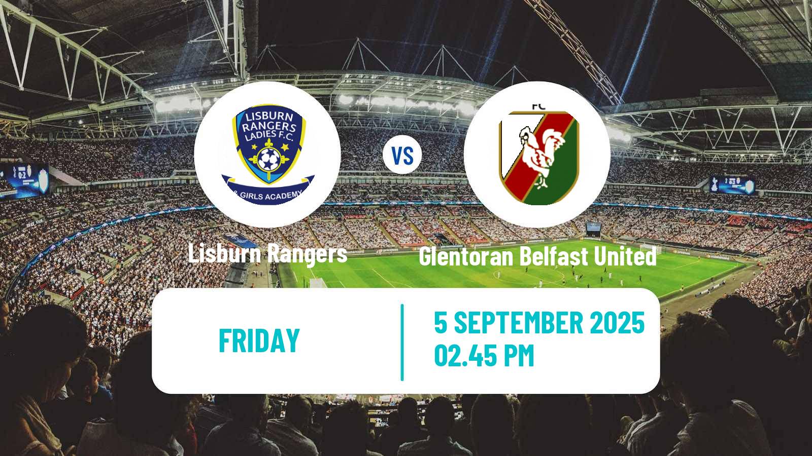 Football Northern Irish Premiership Women Lisburn Rangers - Glentoran Belfast United
