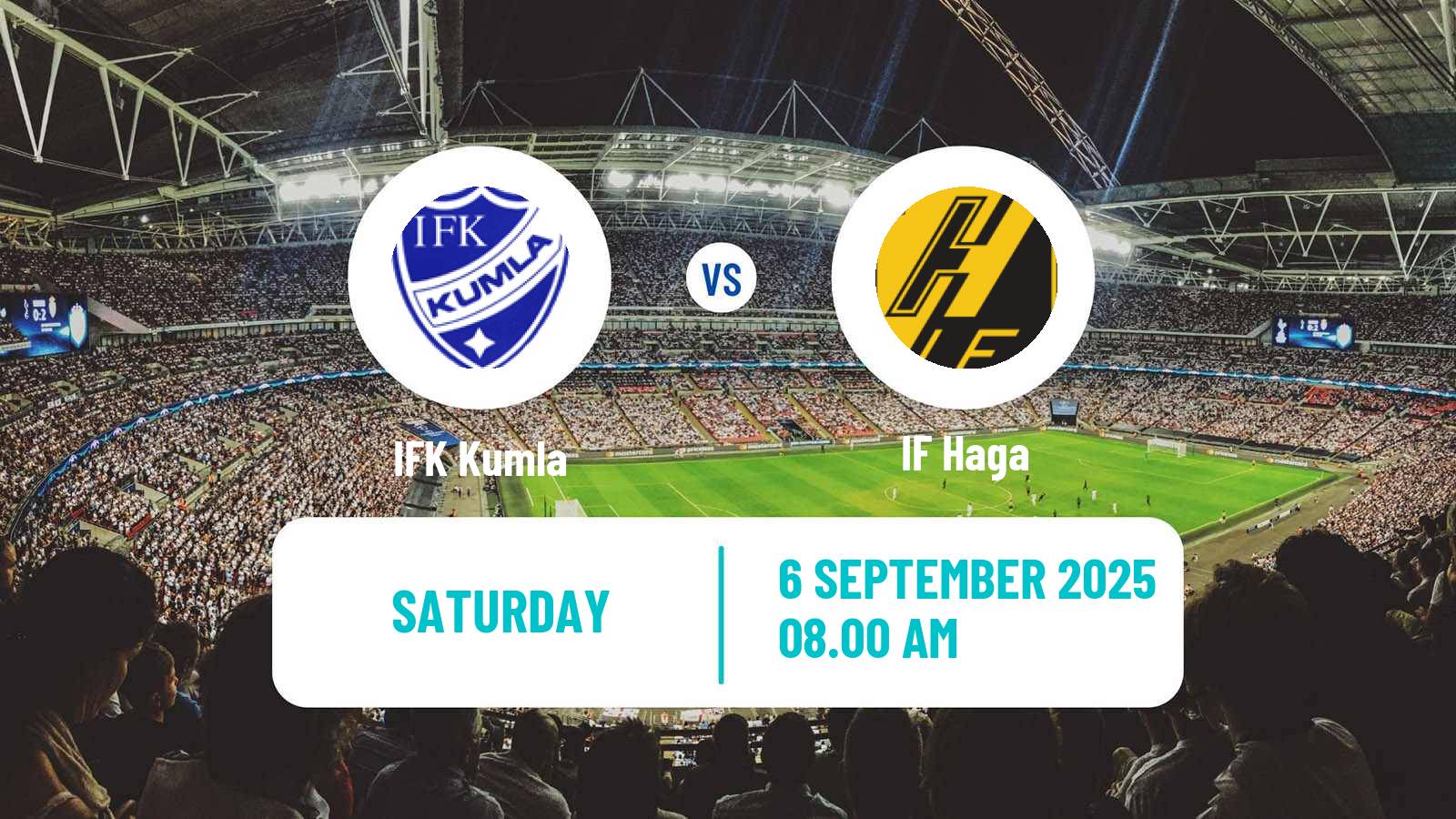 Football Swedish Division 2 - Norra Götaland Kumla - Haga