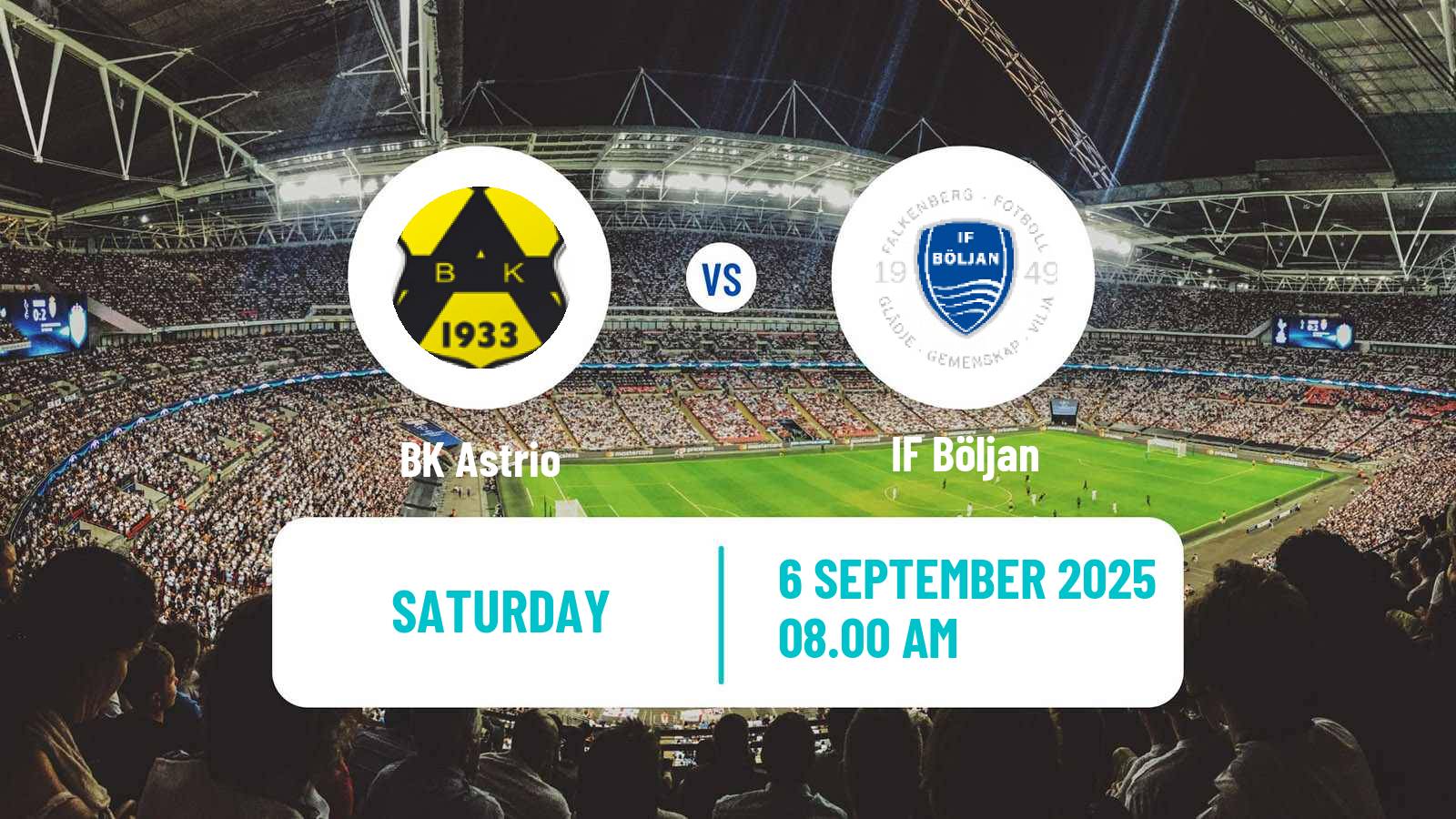 Football Swedish Division 2 - Västra Götaland Astrio - Böljan