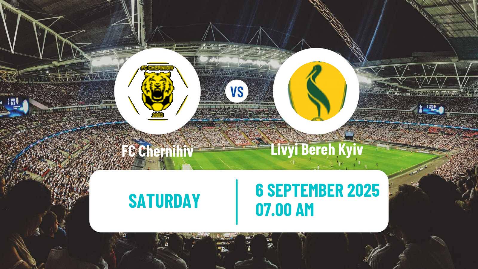 Football Ukrainian Persha Liga Chernihiv - Livyi Bereh Kyiv