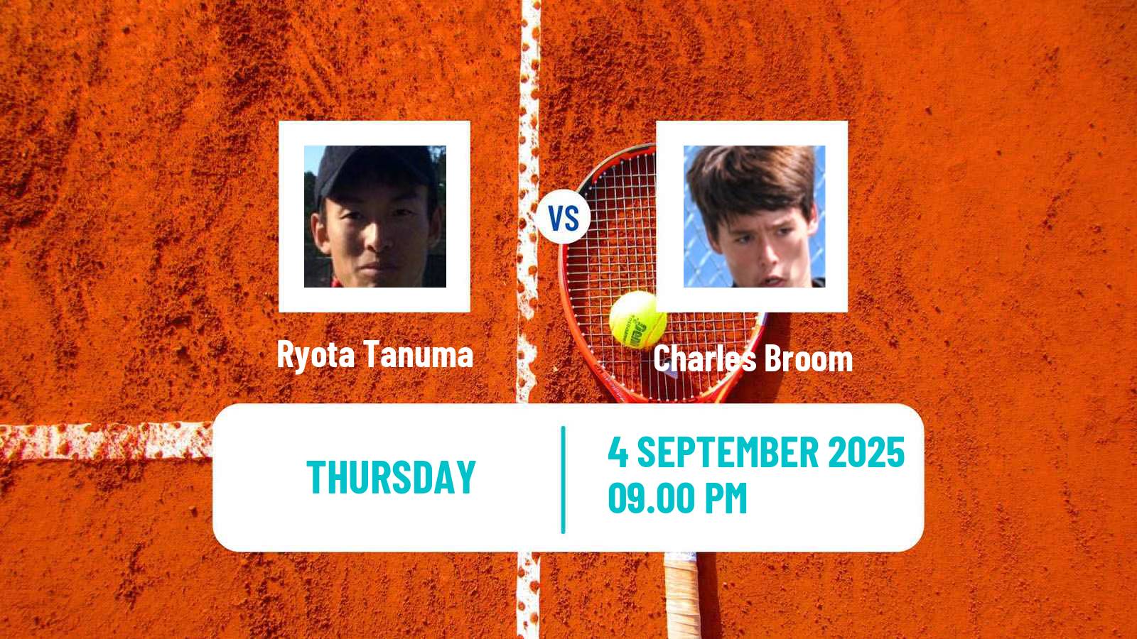 Tennis ITF M25 Sapporo Men Ryota Tanuma - Charles Broom