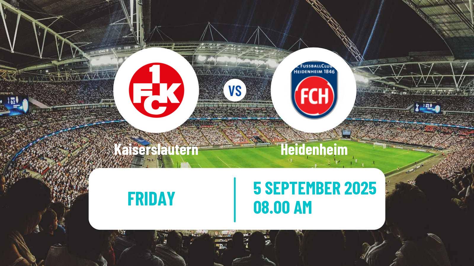 Football Club Friendly Kaiserslautern - Heidenheim
