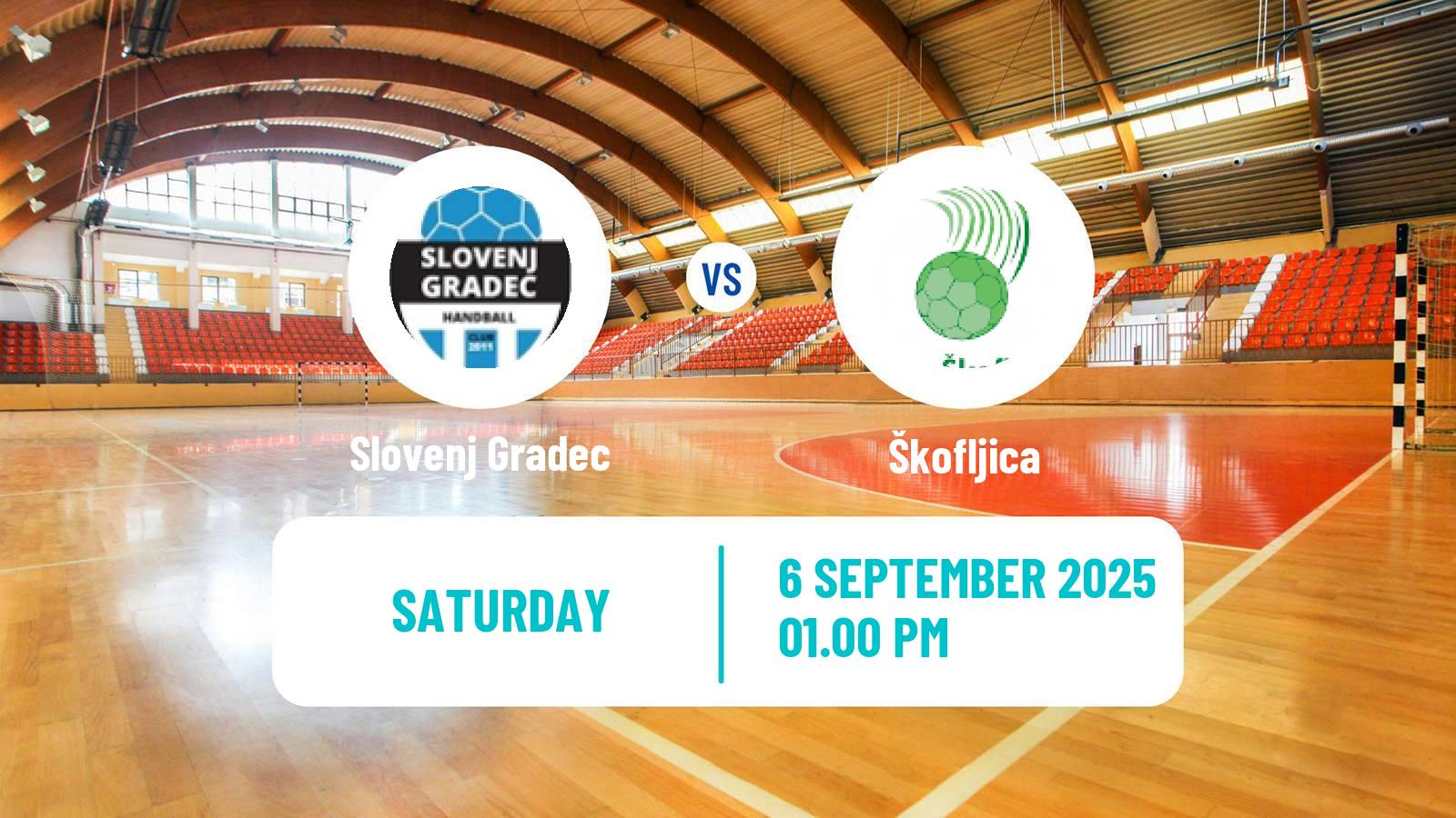 Handball Slovenian 1 NLB Liga Handball Slovenj Gradec - Škofljica
