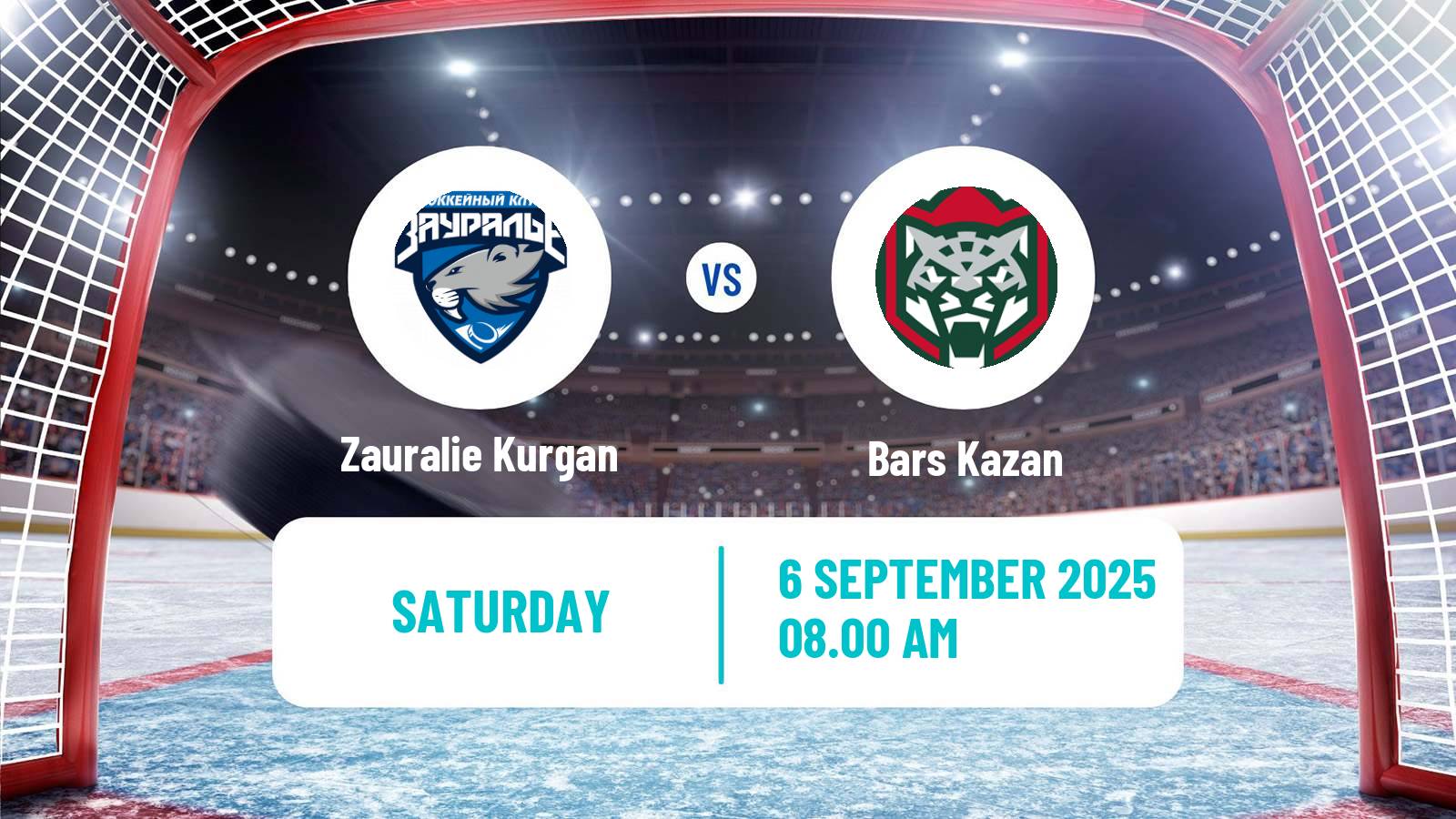 Hockey VHL Zauralie Kurgan - Bars Kazan