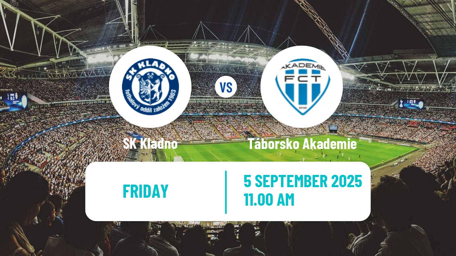 Football Czech CFL Group A Kladno - Táborsko Akademie