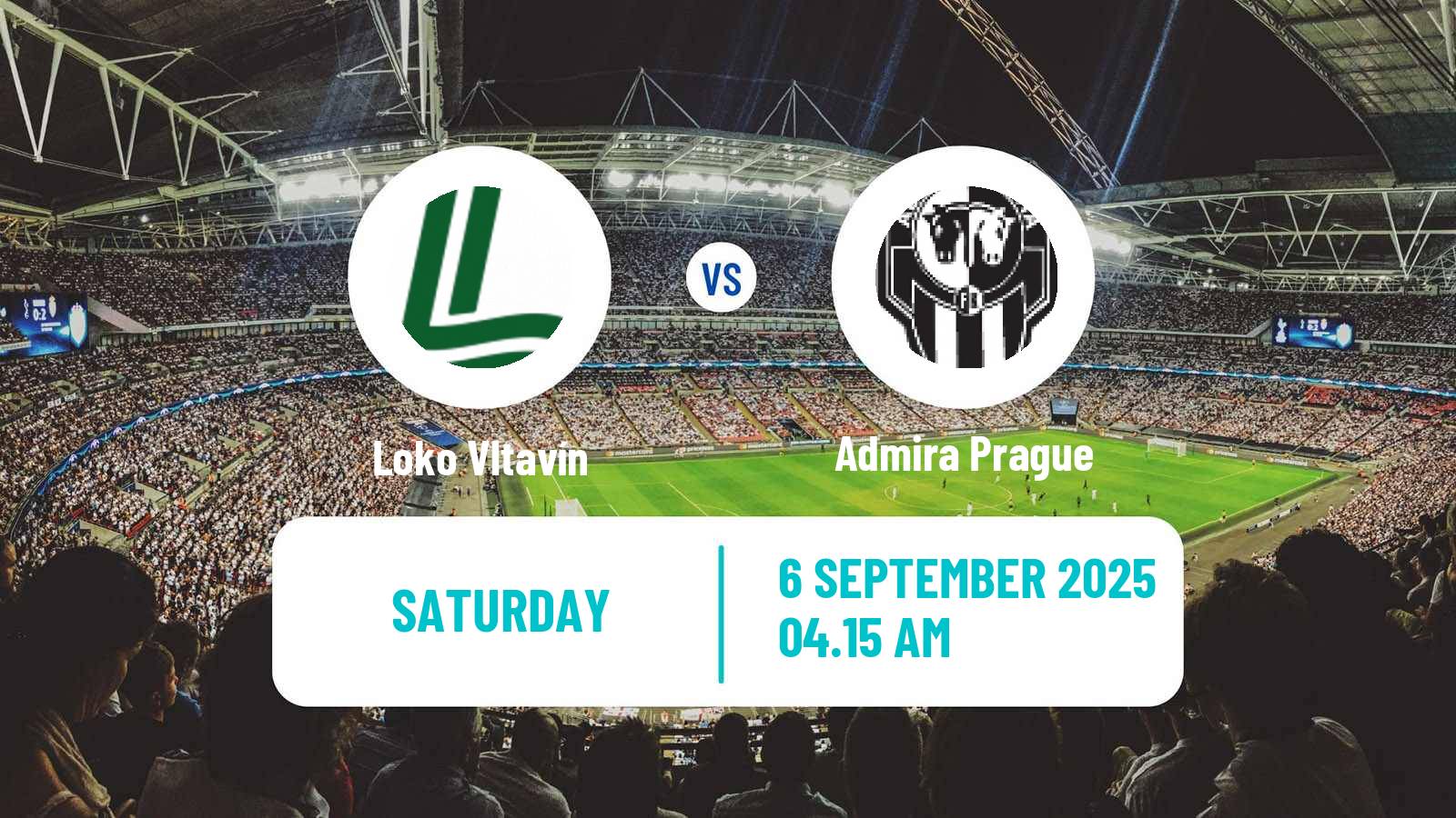 Football Czech CFL Group A Loko Vltavín - Admira Prague