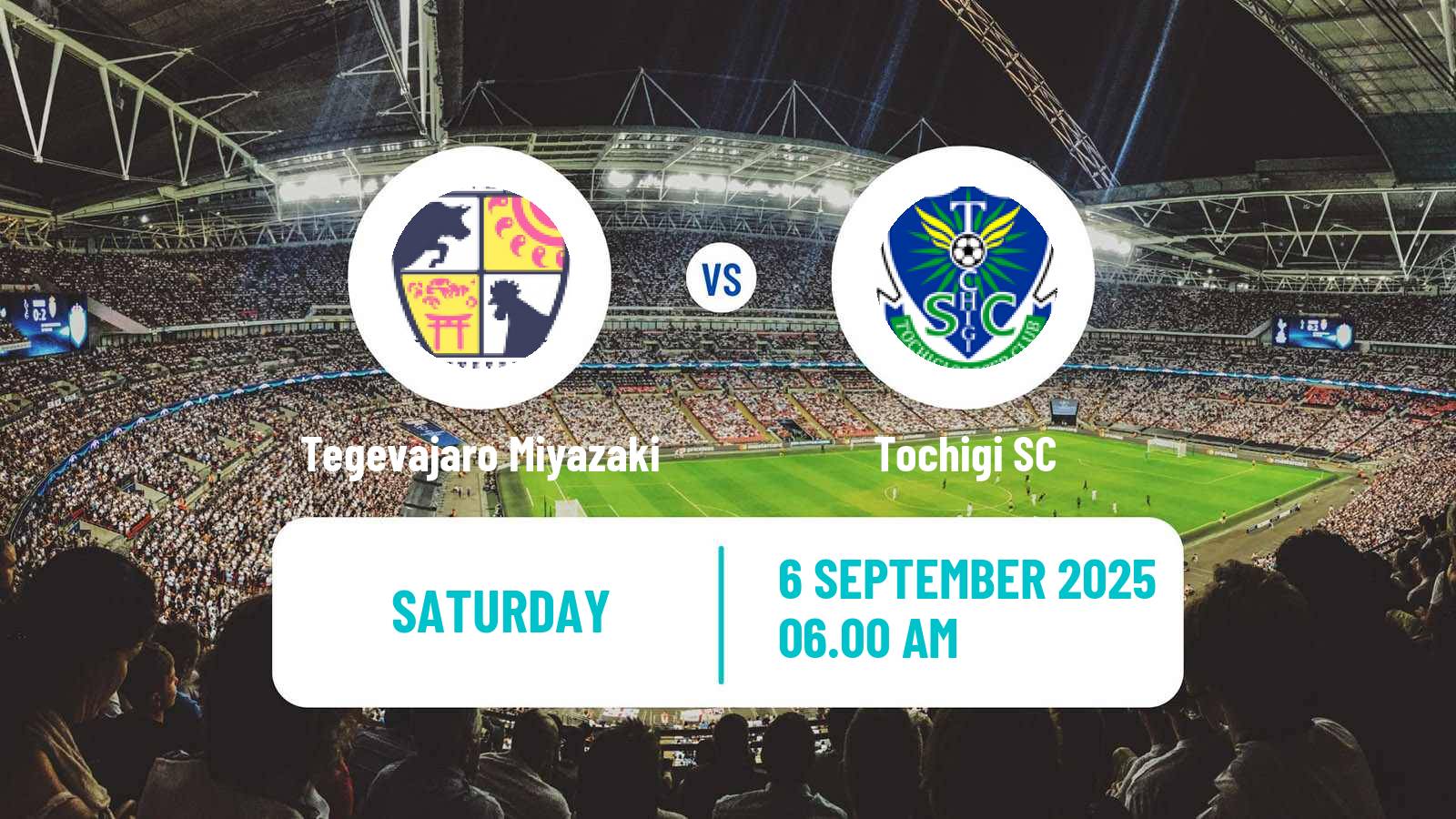 Football Japan J3 League Tegevajaro Miyazaki - Tochigi