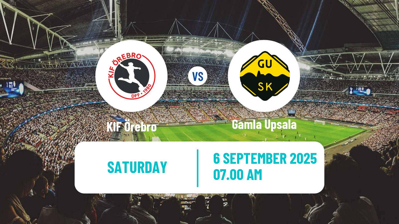 Football Swedish Elitettan Women Örebro - Gamla Upsala