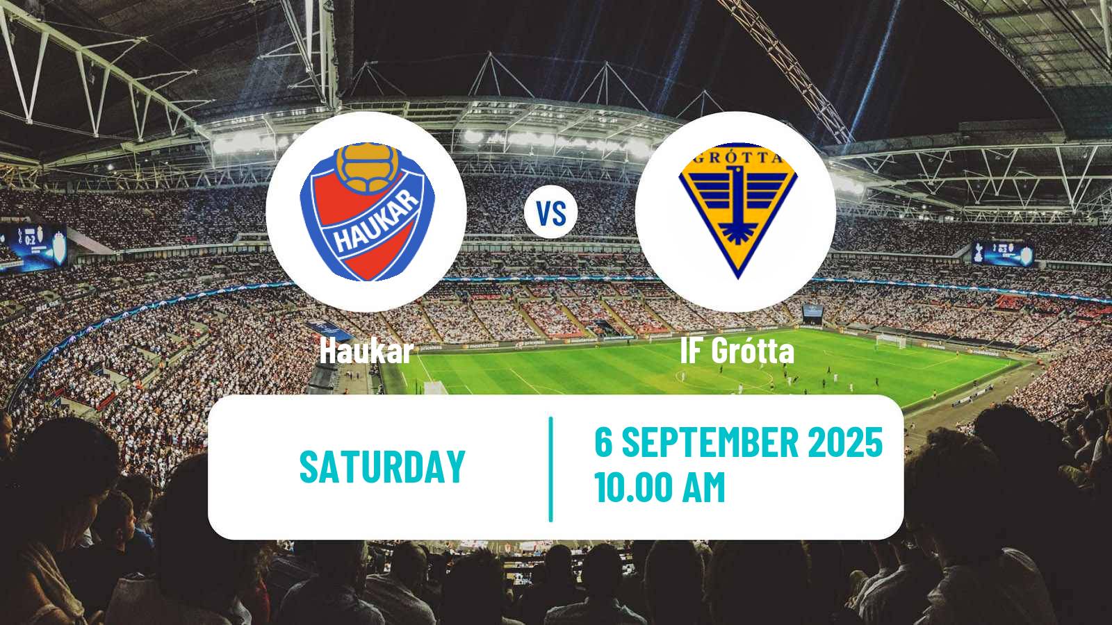 Football Icelandic Division 2 Haukar - Grótta