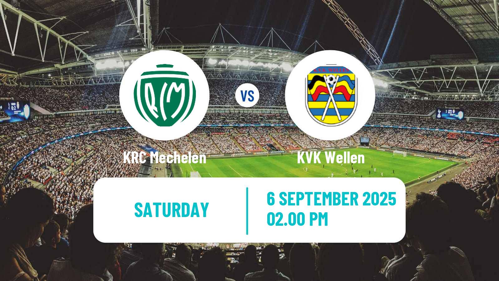 Football Belgian Second Amateur Division Group B KRC Mechelen - Wellen