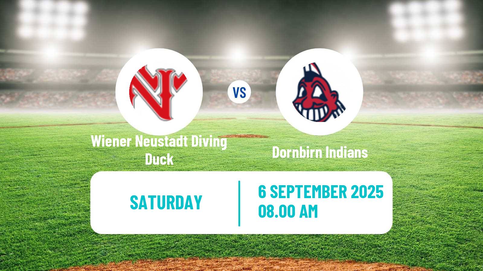 Baseball Austrian Bundesliga Baseball Wiener Neustadt Diving Duck - Dornbirn Indians