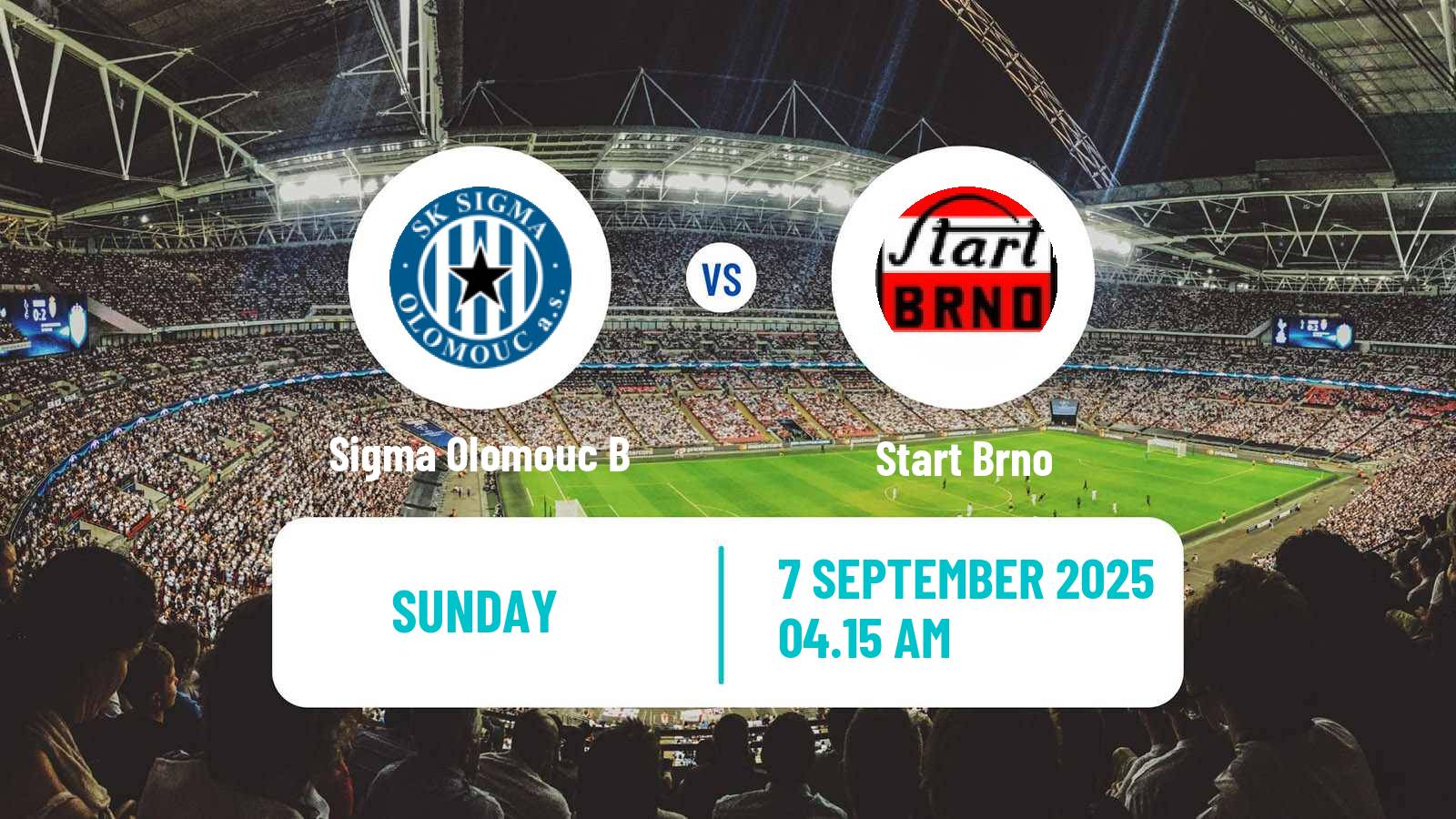 Football Czech MSFL Sigma Olomouc B - Start Brno