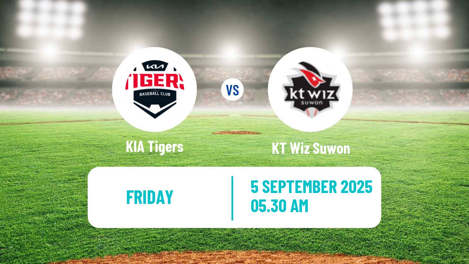 Baseball KBO KIA Tigers - KT Wiz Suwon