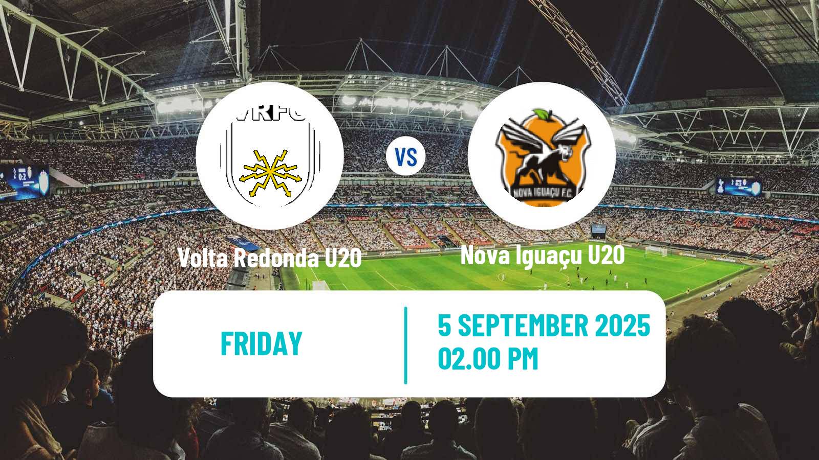 Football Brazilian Carioca U20 Volta Redonda U20 - Nova Iguaçu U20