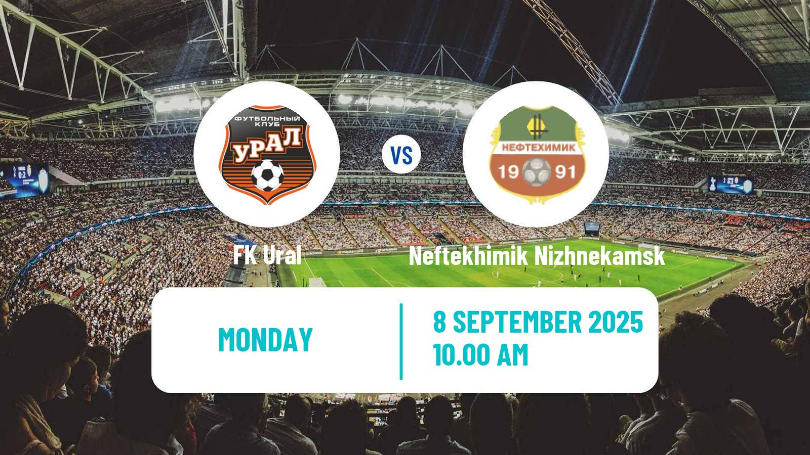 Football Russian FNL Ural - Neftekhimik Nizhnekamsk
