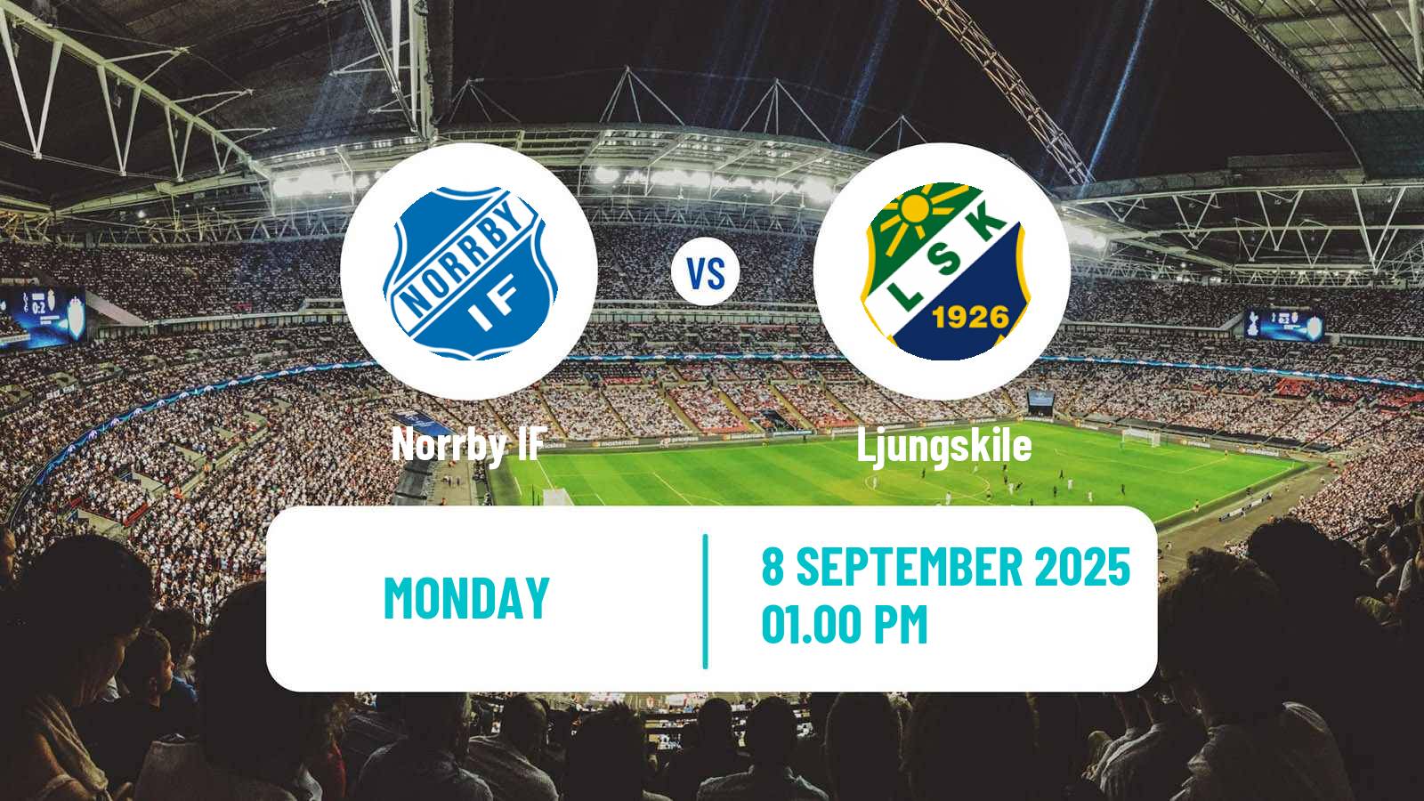 Football Swedish Division 1 Södra Norrby - Ljungskile