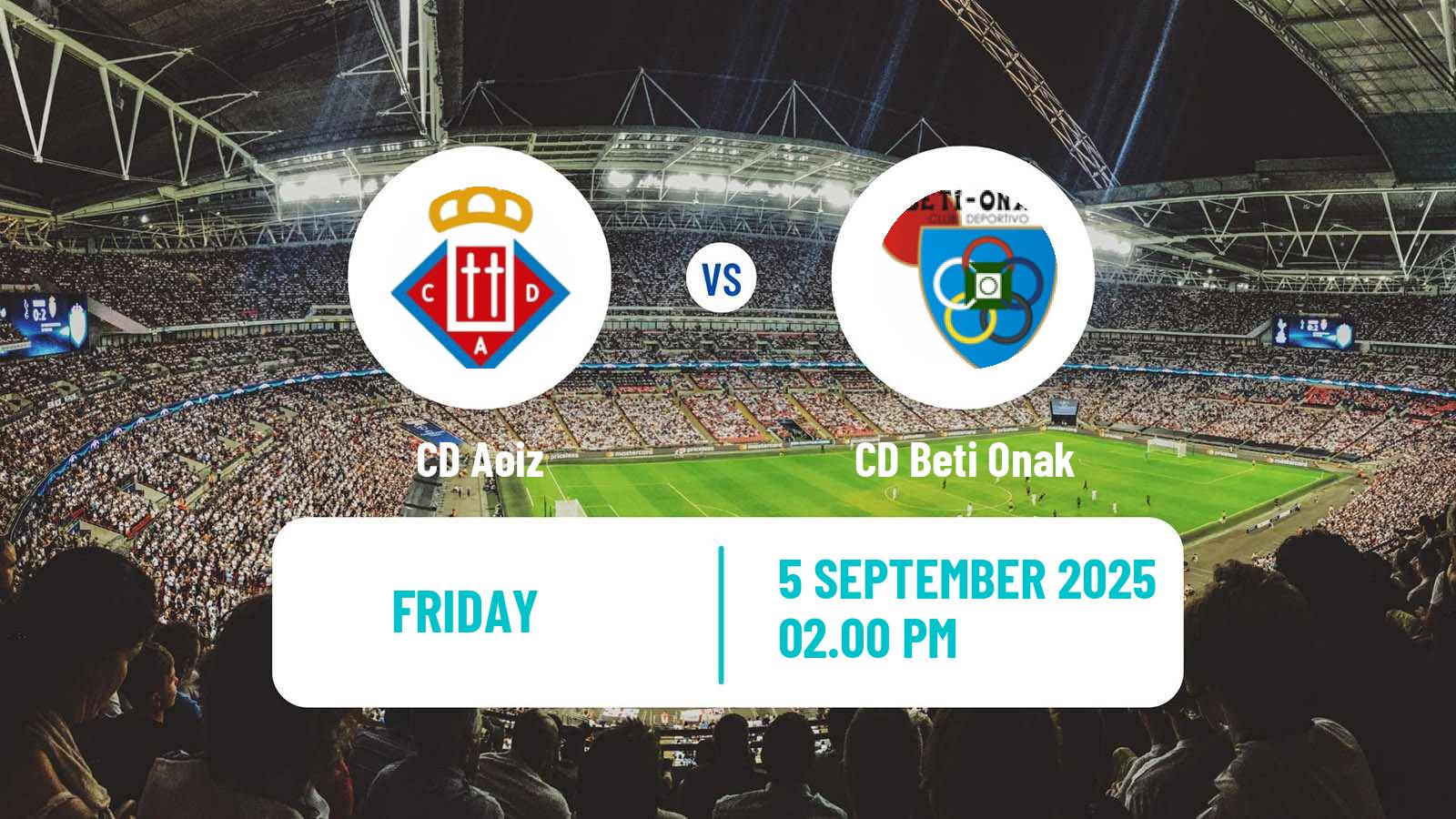 Football Spanish Tercera RFEF - Group 15 Aoiz - Beti Onak