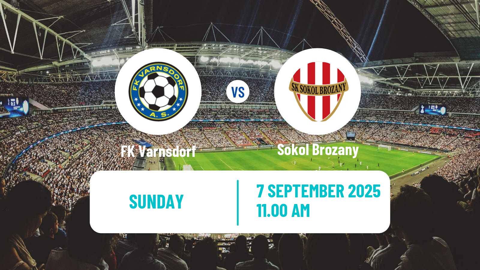 Football Czech CFL Group B Varnsdorf - Sokol Brozany