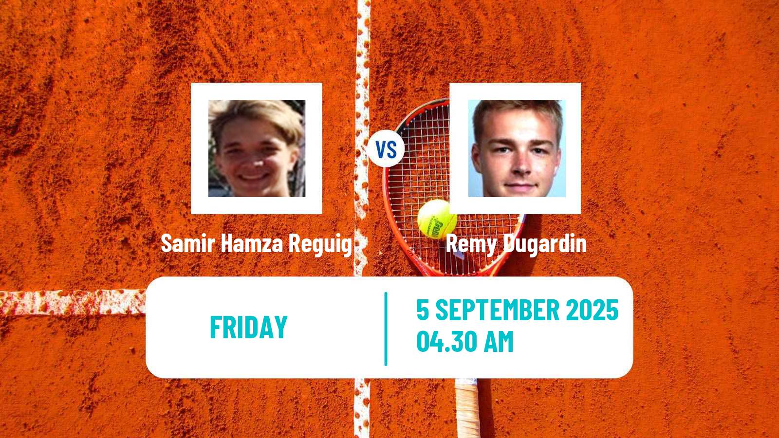 Tennis ITF M15 Monastir 33 Men Samir Hamza Reguig - Remy Dugardin