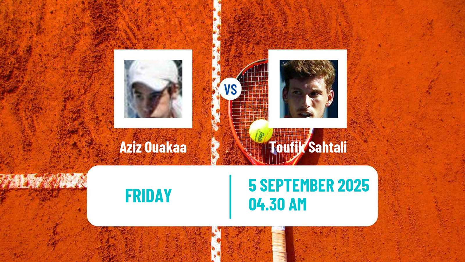Tennis ITF M15 Monastir 33 Men Aziz Ouakaa - Toufik Sahtali