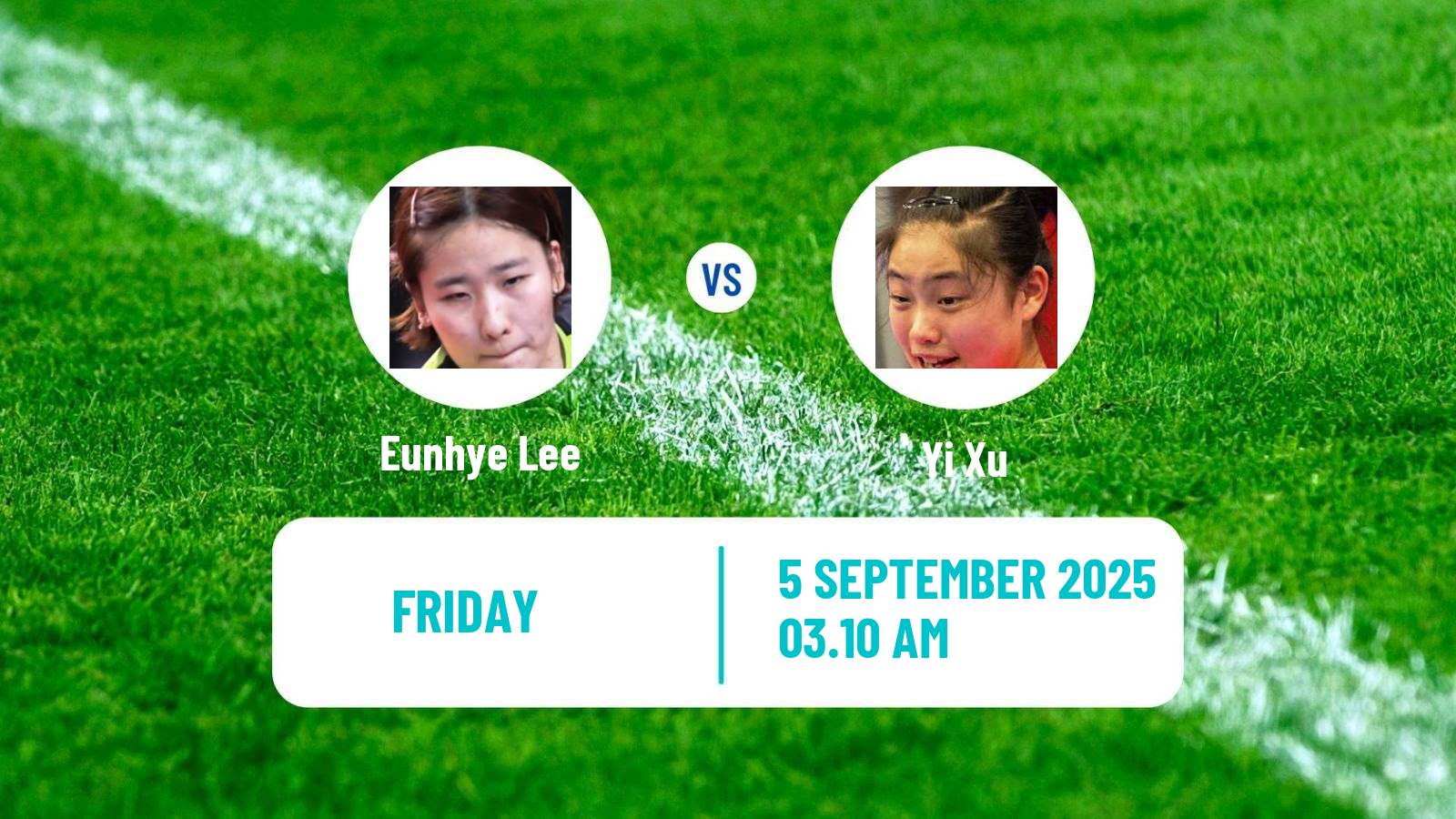 Table tennis Wtt Contender Almaty Women Eunhye Lee - Yi Xu