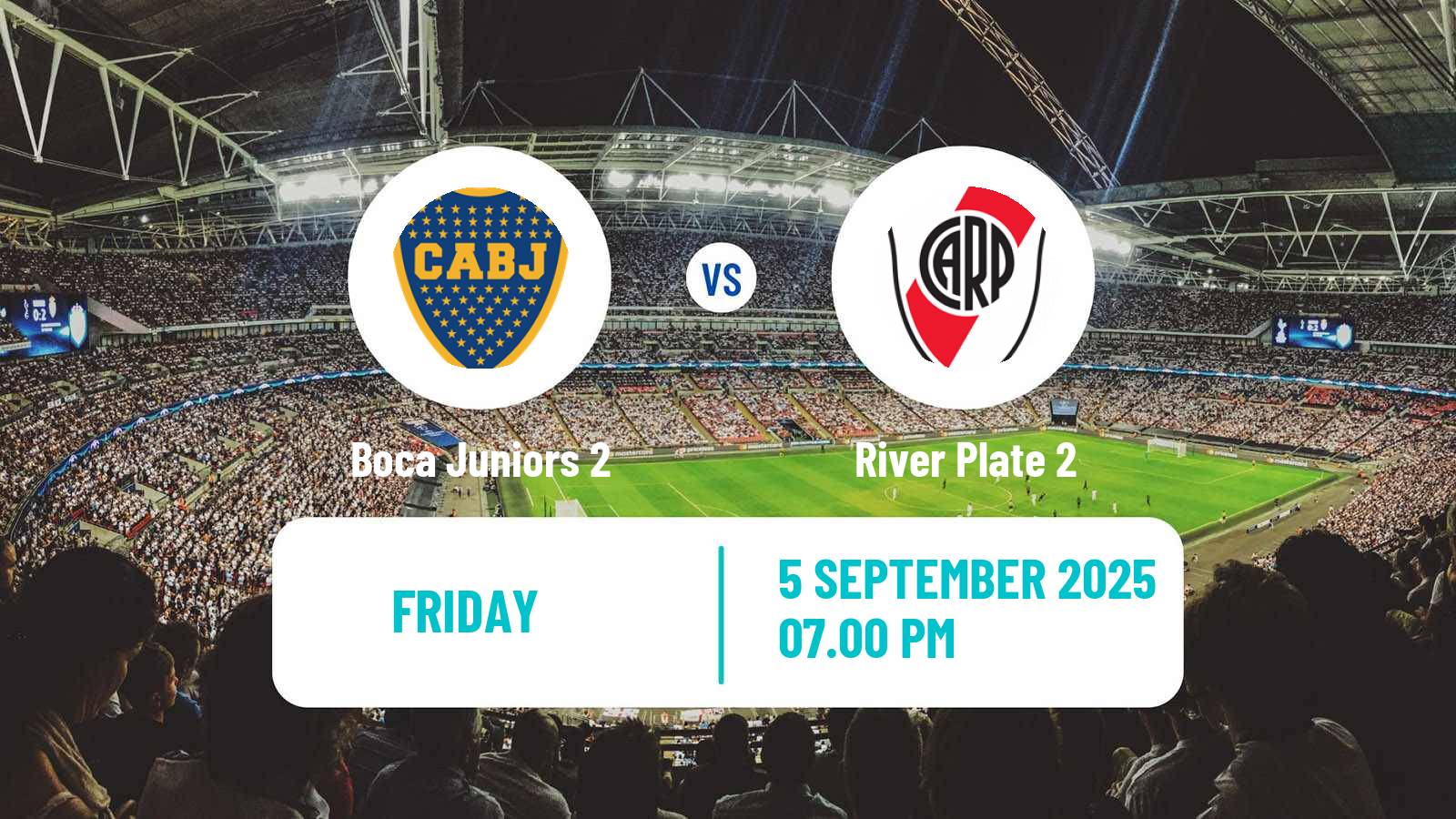 Football Argentinian Reserve League Boca Juniors 2 - River Plate 2