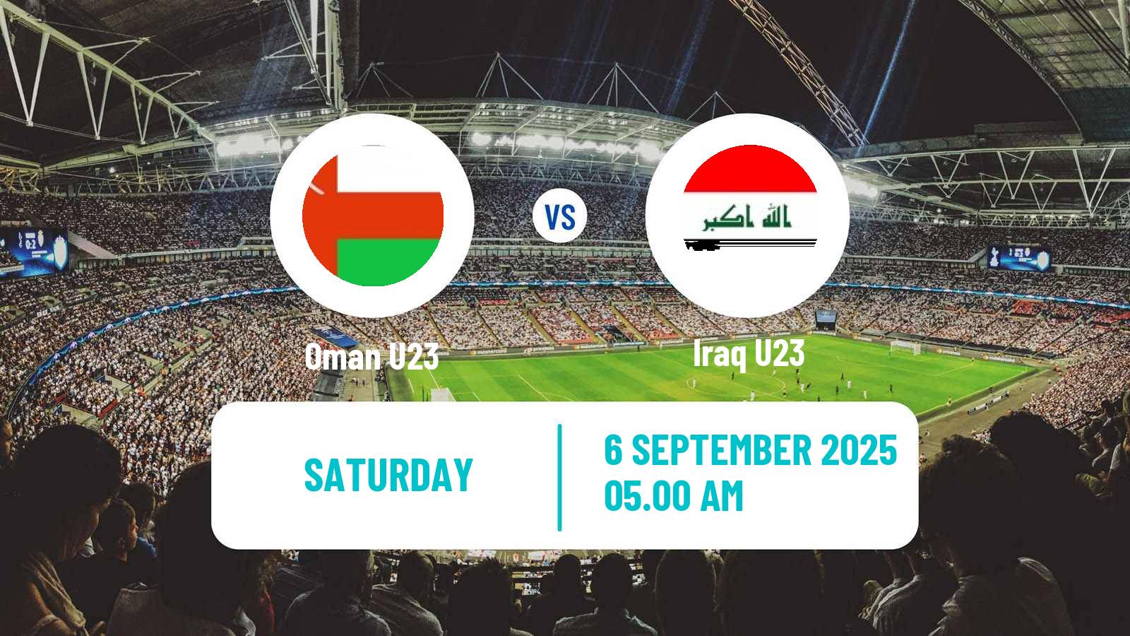 Football AFC Asian Cup U23 Oman U23 - Iraq U23