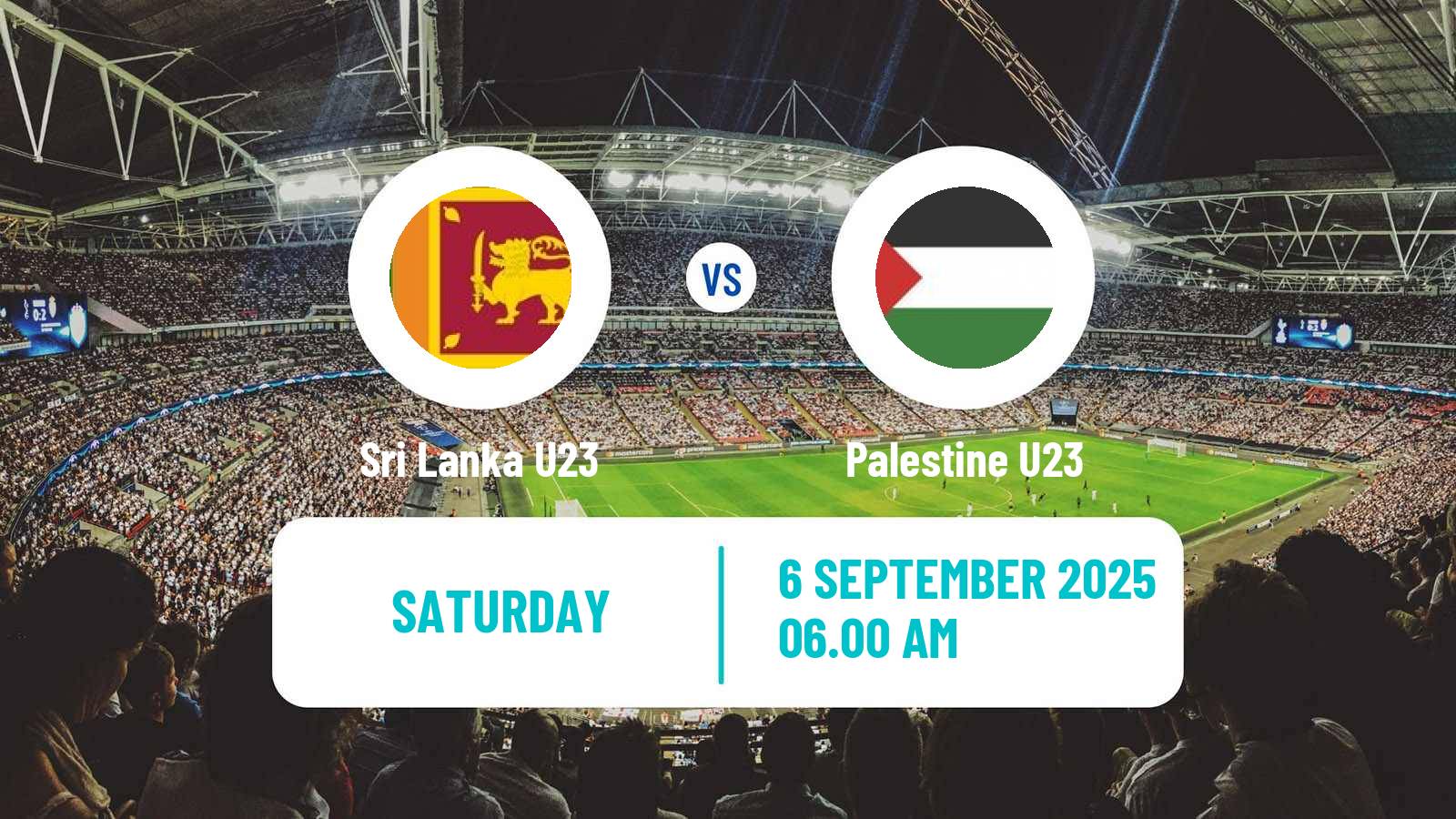 Football AFC Asian Cup U23 Sri Lanka U23 - Palestine U23