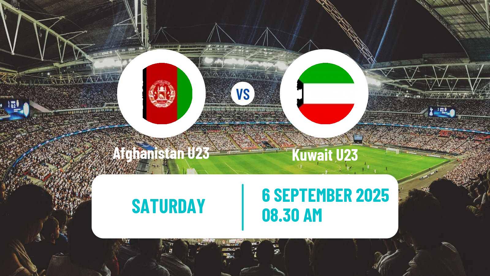 Football AFC Asian Cup U23 Afghanistan U23 - Kuwait U23