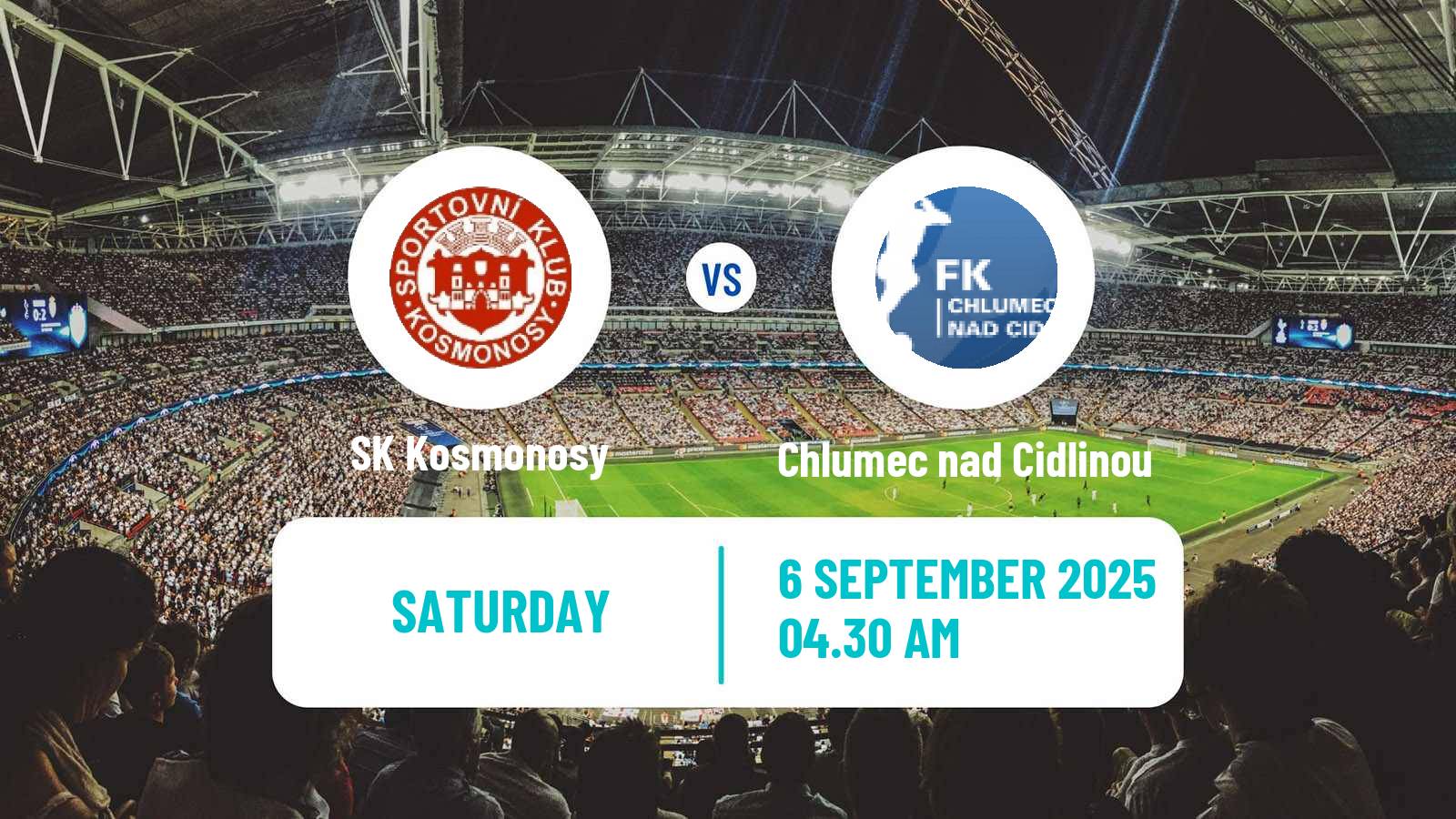 Football Czech Division C Kosmonosy - Chlumec nad Cidlinou