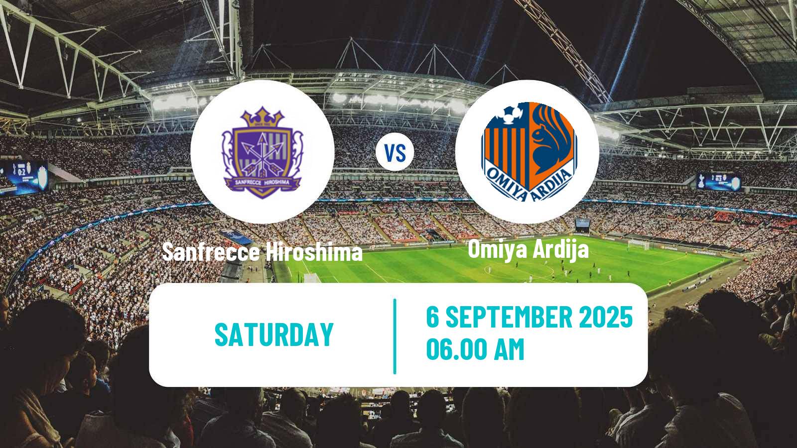 Football Japan WE League Women Sanfrecce Hiroshima - Omiya Ardija