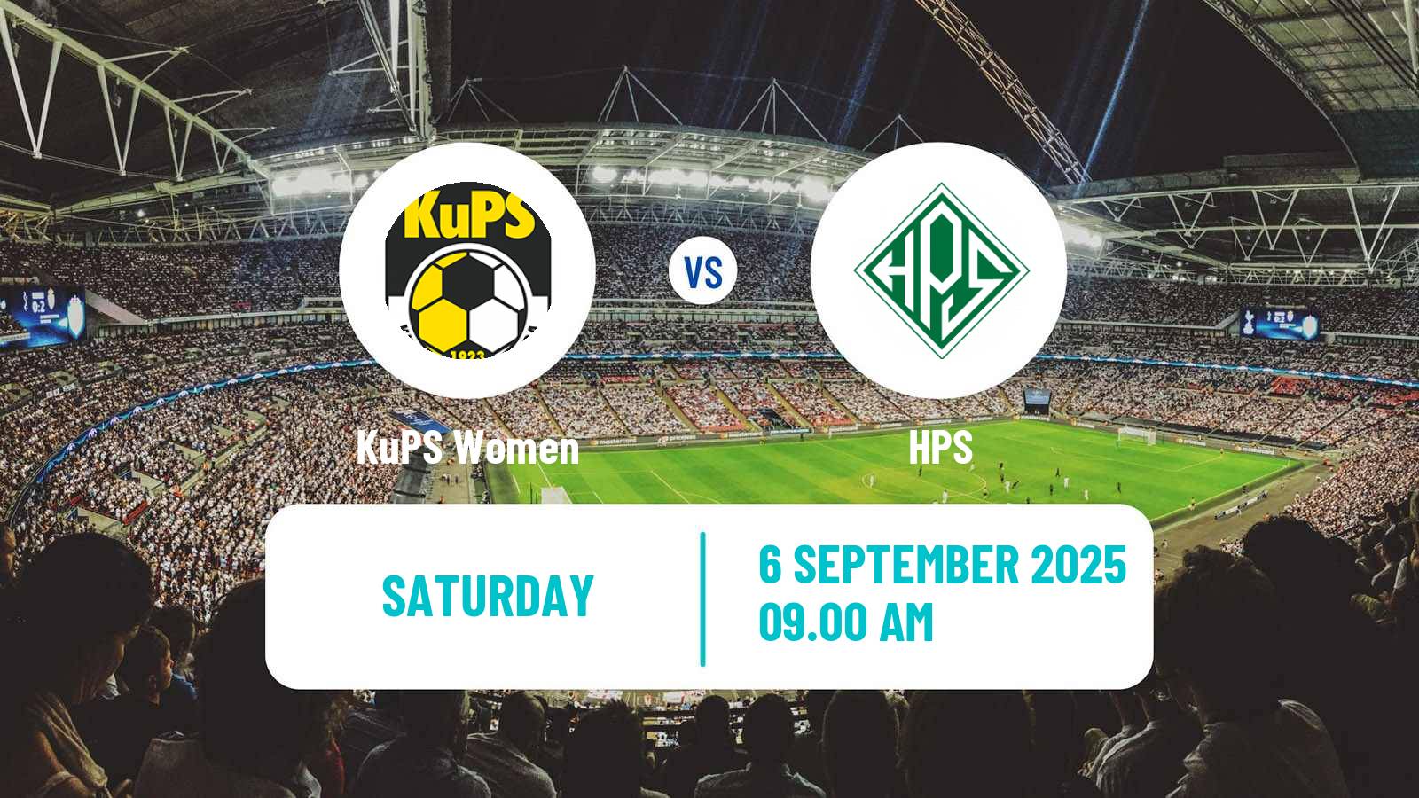 Football Finnish Kansallinen Liiga Women KuPS - HPS