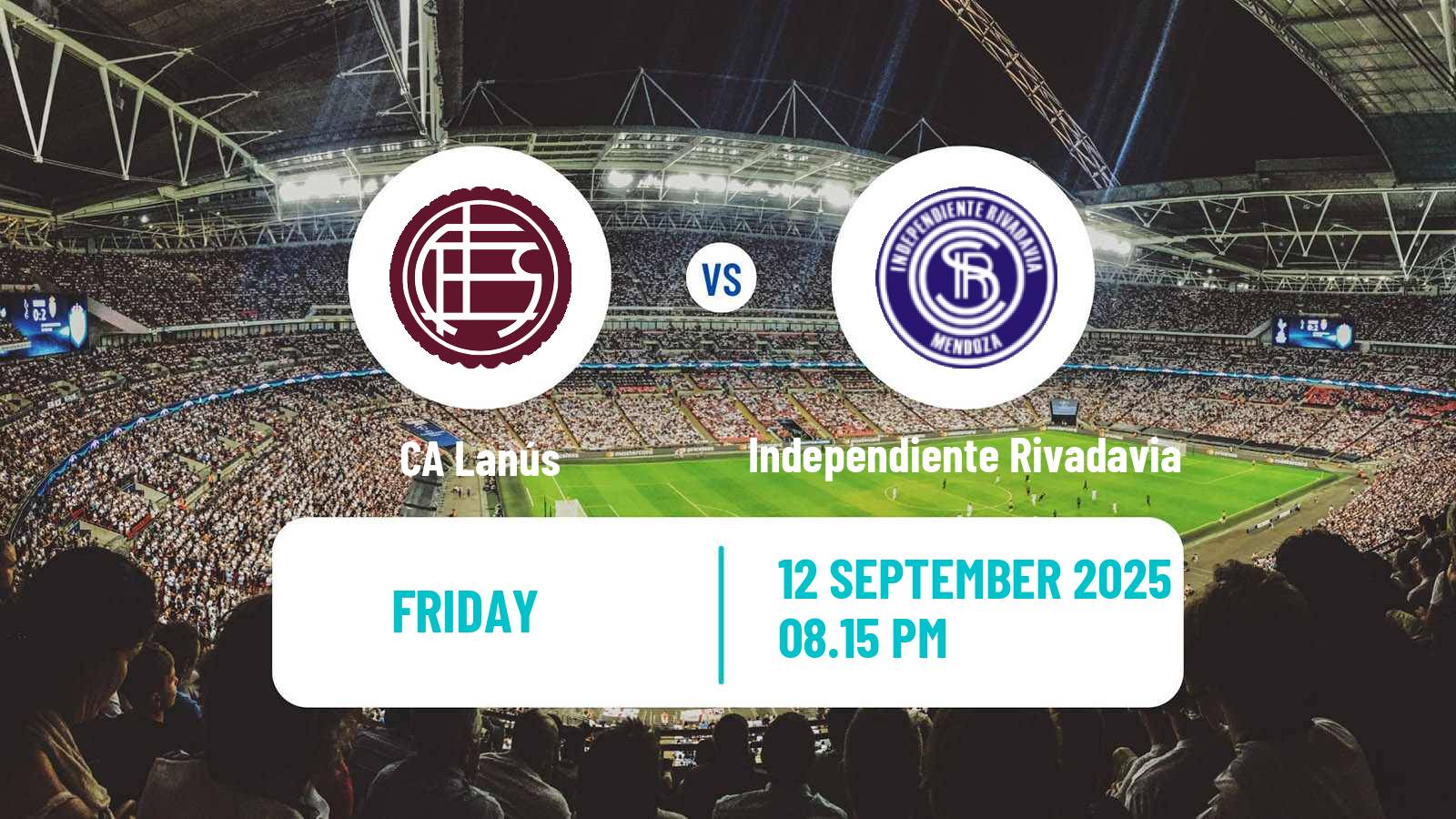Football Argentinian Liga Profesional Lanús - Independiente Rivadavia
