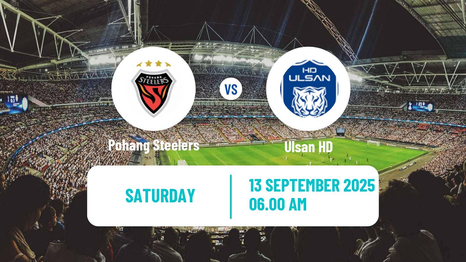 Football South Korean K-League 1 Pohang Steelers - Ulsan HD
