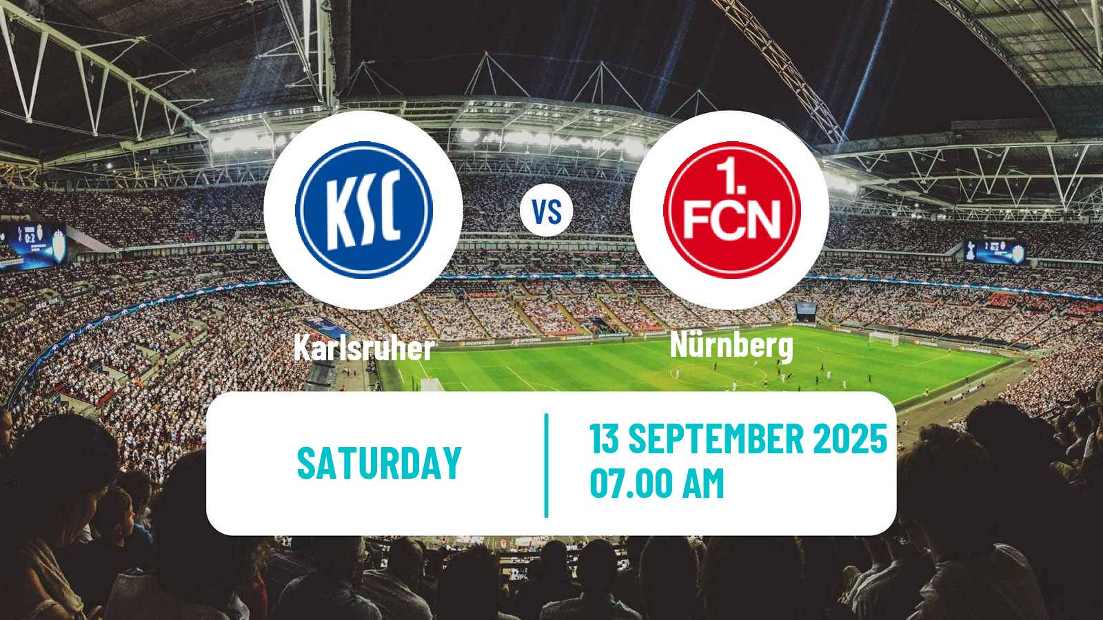 Football German 2 Bundesliga Karlsruher - Nürnberg