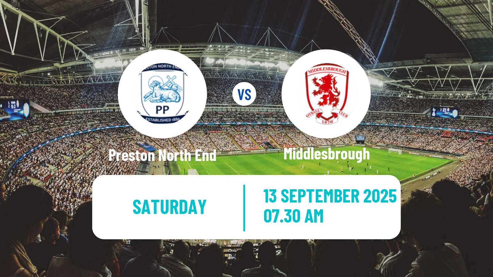 Football English League Championship Preston North End - Middlesbrough