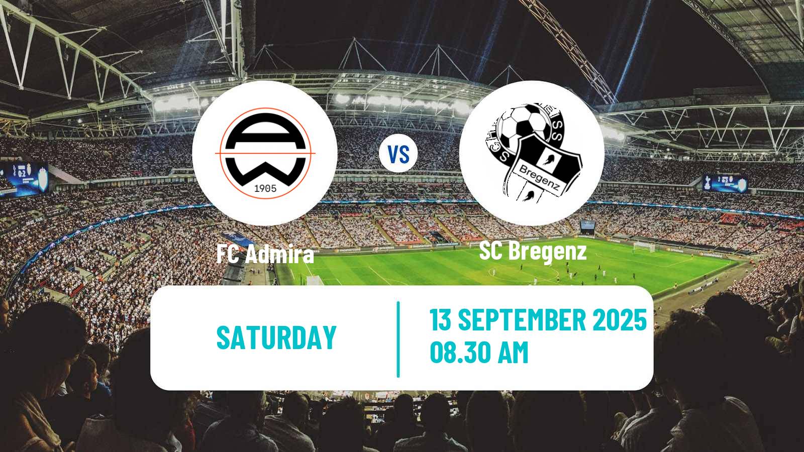 Football Austrian 2 Liga Admira - Bregenz