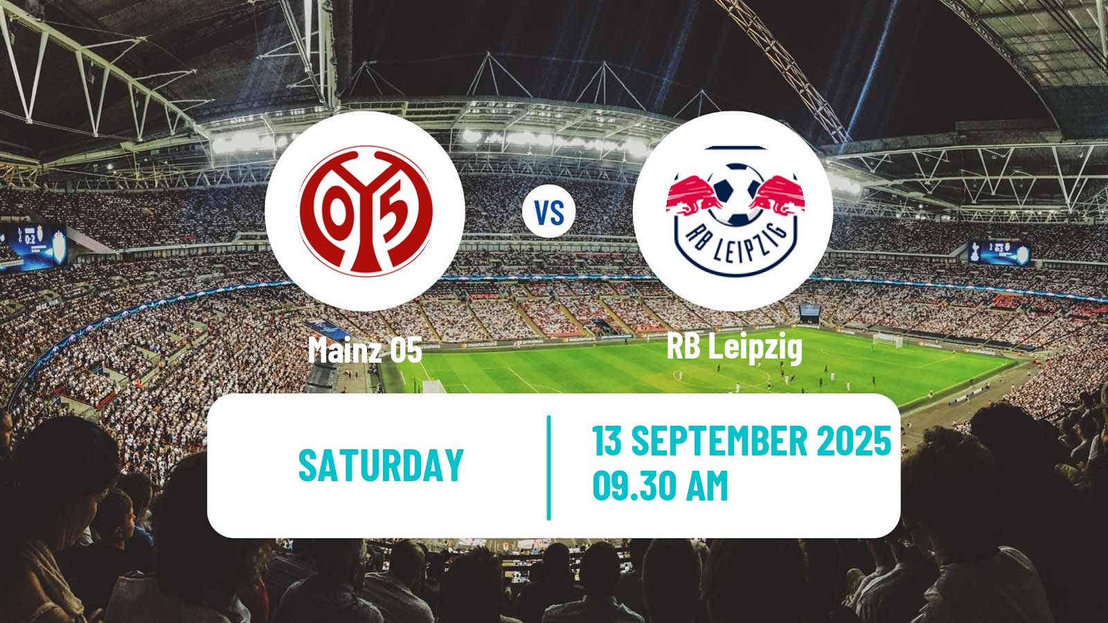 Football German Bundesliga Mainz - RB Leipzig