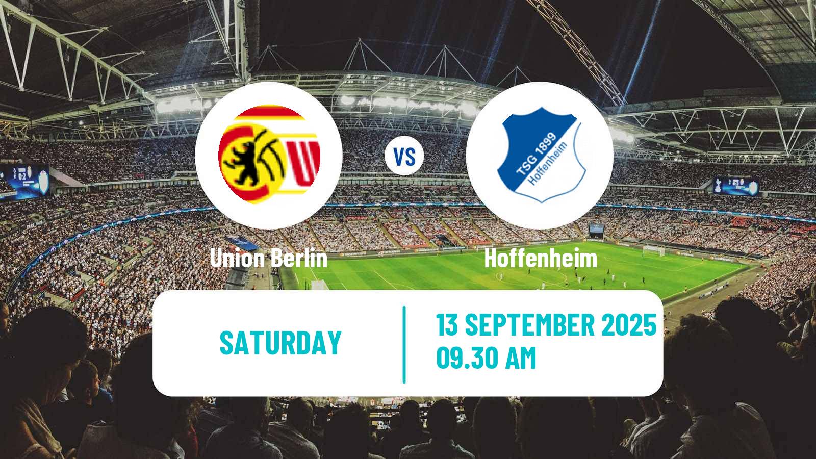 Football German Bundesliga Union Berlin - Hoffenheim
