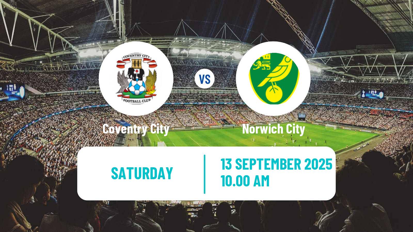 Football English League Championship Coventry City - Norwich City