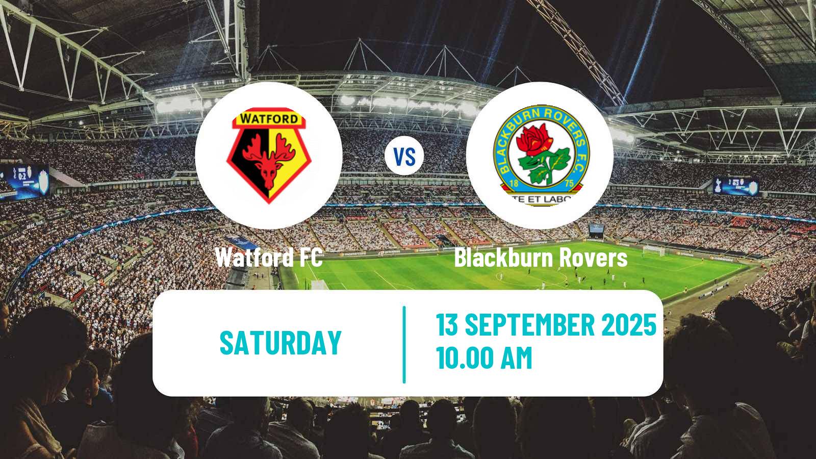 Football English League Championship Watford - Blackburn Rovers