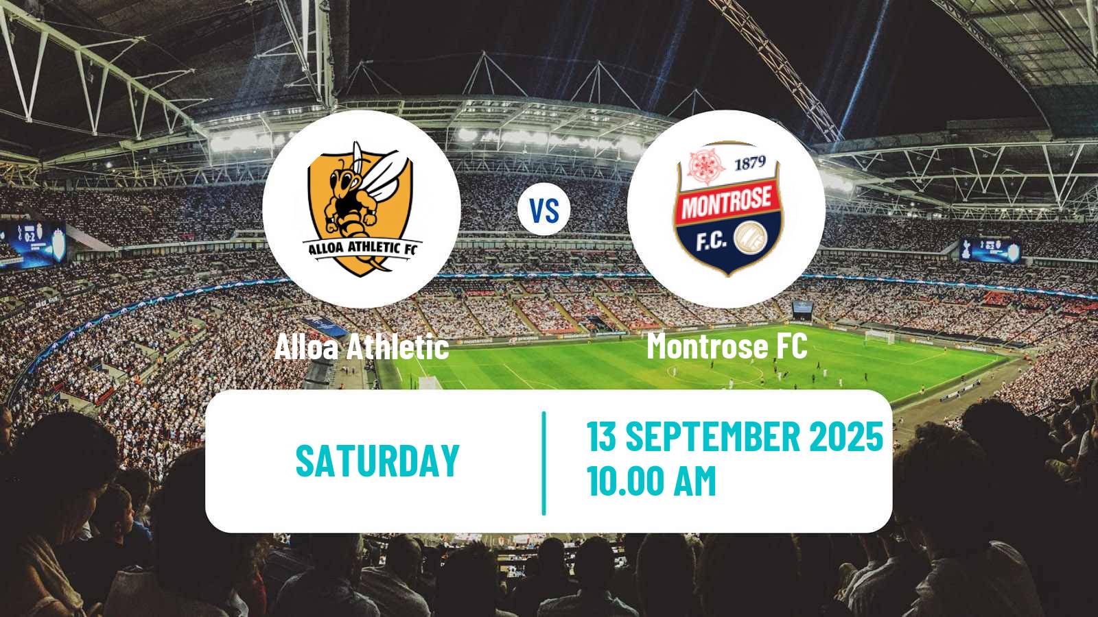 Football Scottish League One Alloa Athletic - Montrose