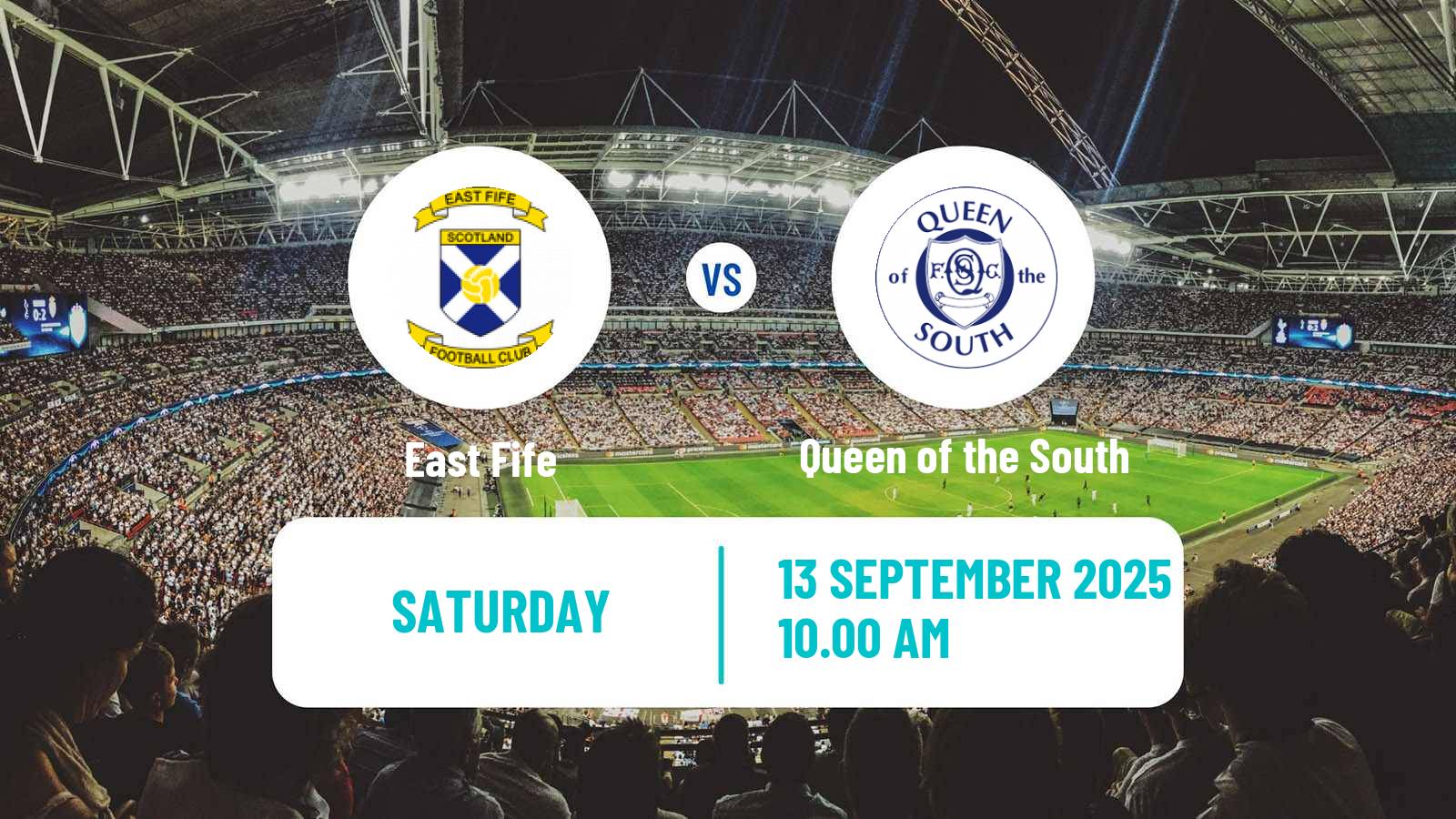 Football Scottish League One East Fife - Queen of the South