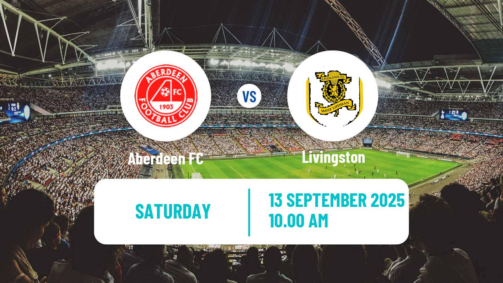 Football Scottish Premier League Aberdeen - Livingston