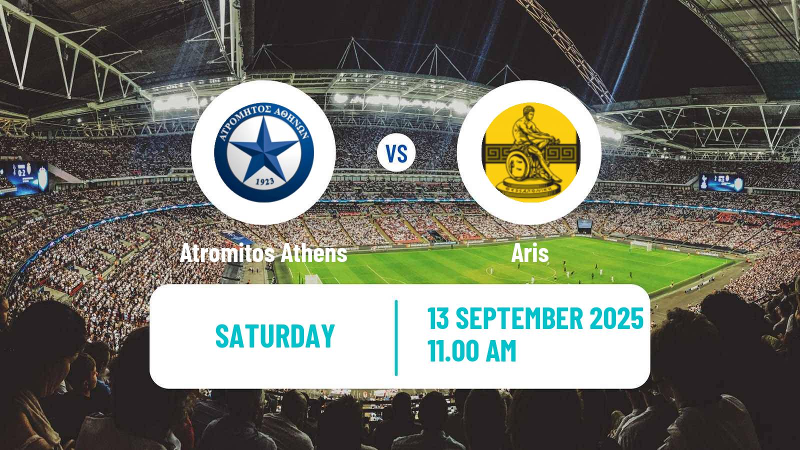 Football Greek Super League Atromitos Athens - Aris