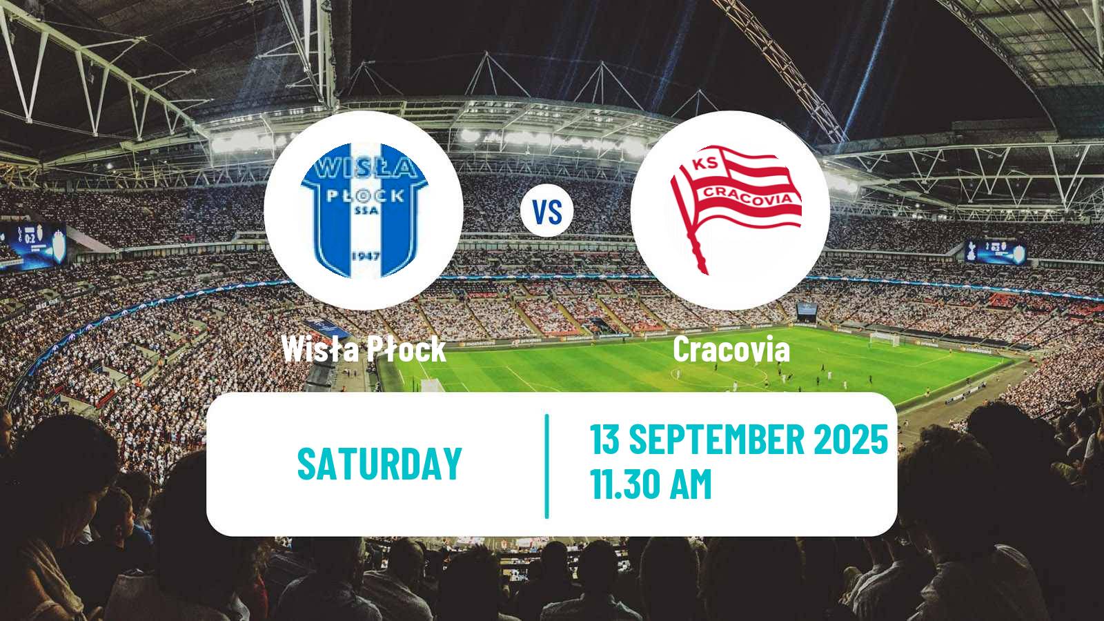 Football Polish Ekstraklasa Wisła Płock - Cracovia