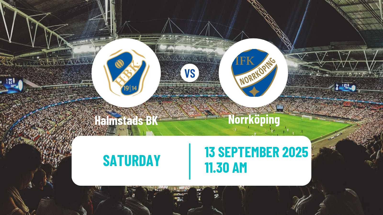 Football Swedish Allsvenskan Halmstad - Norrköping