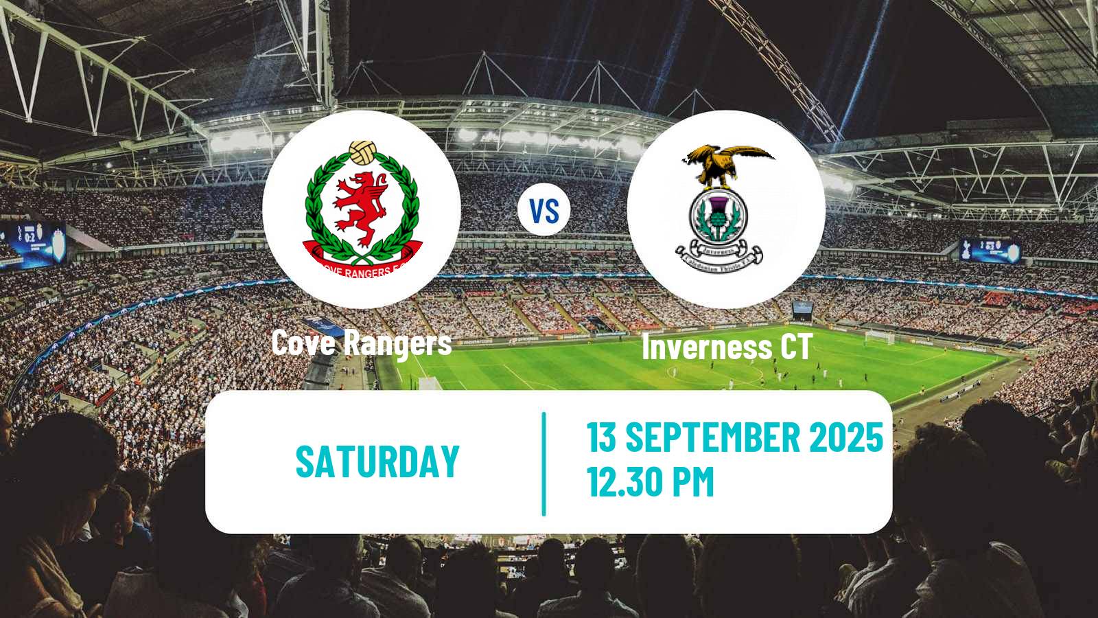 Football Scottish League One Cove Rangers - Inverness
