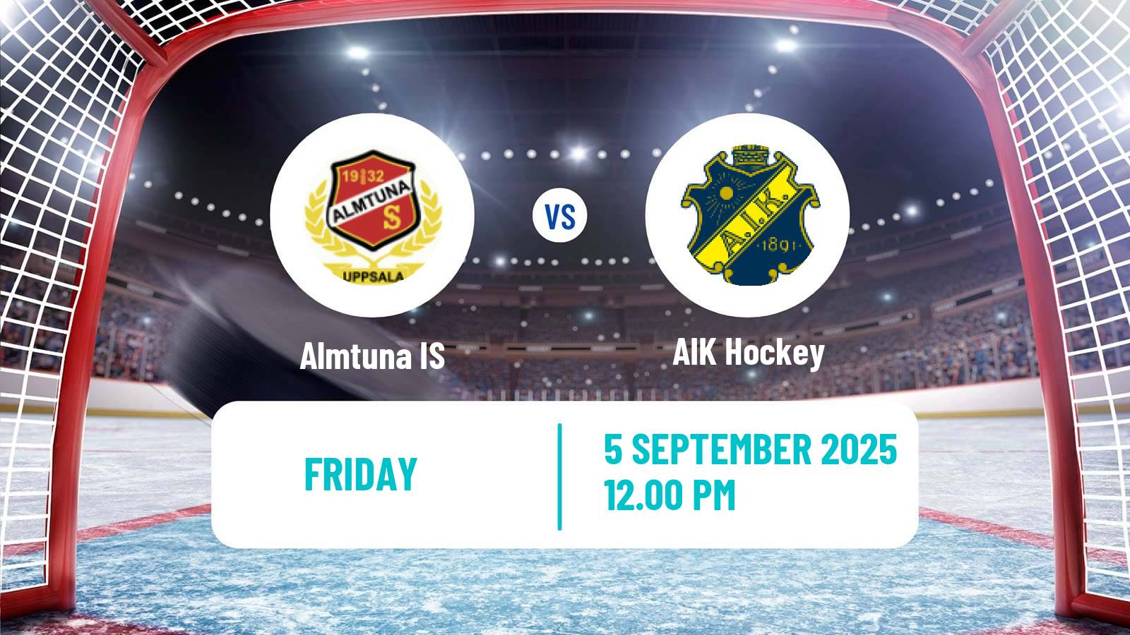 Hockey Club Friendly Ice Hockey Almtuna IS - AIK